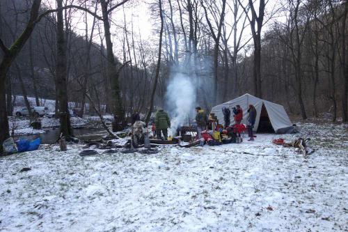 Čachtice – Čerpací pokus v jeskyni Hladový prameň 9-11.2.2018